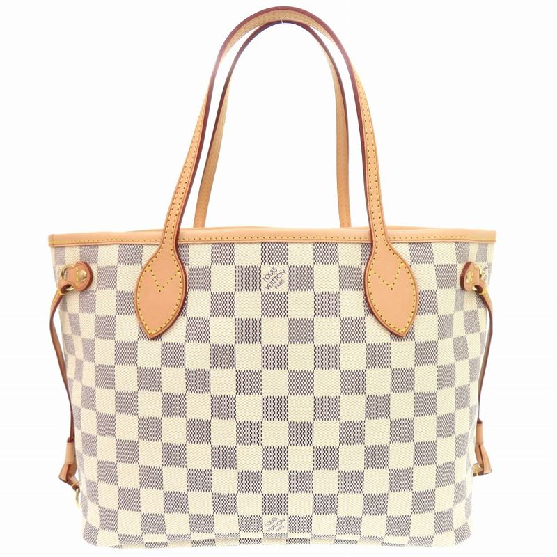 Louis Vuitton Neverfull PM Damier Azure N51110 Tote Bag LV 0321 Louis Vuitton