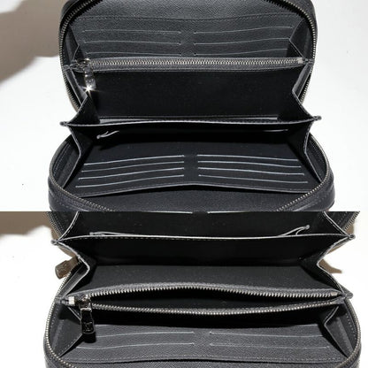 Louis Vuitton Round Zipper Long Wallet With Change Pocket Clutch Bag Monogram