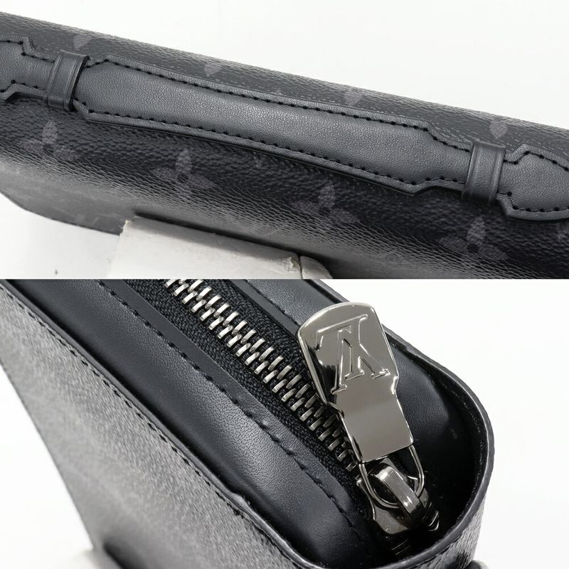 Louis Vuitton Round Zipper Long Wallet With Change Pocket Clutch Bag Monogram