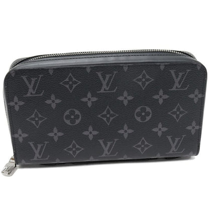 Louis Vuitton Round Zipper Long Wallet With Change Pocket Clutch Bag Monogram