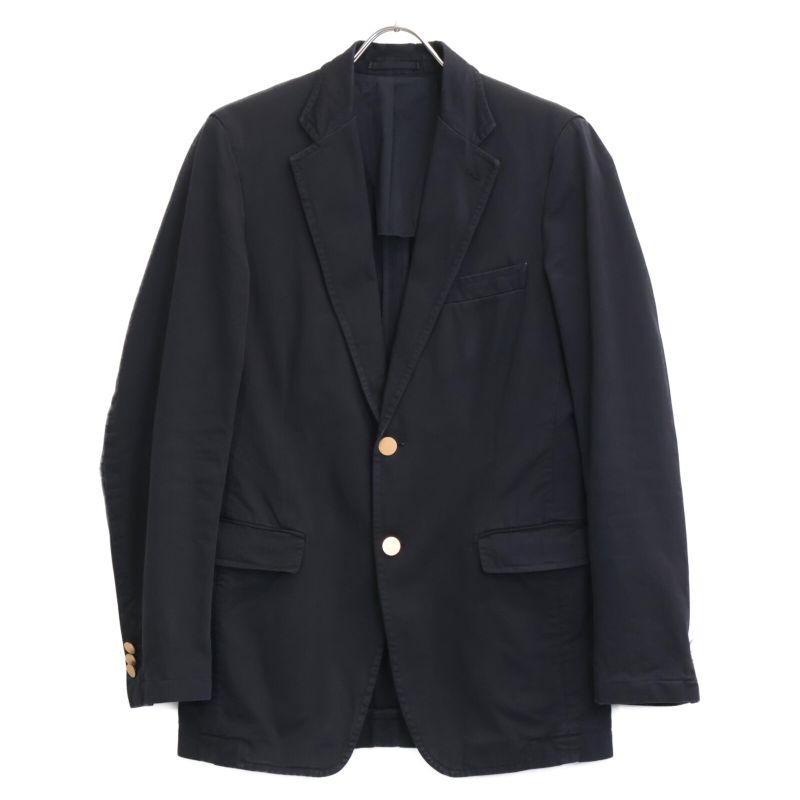 Prada 001848 Black Cotton 2B Jacket 46R