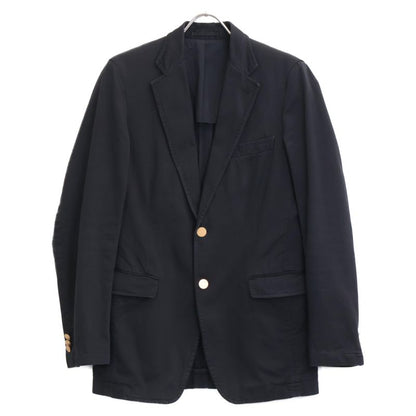 Prada 001848 Black Cotton 2B Jacket 46R