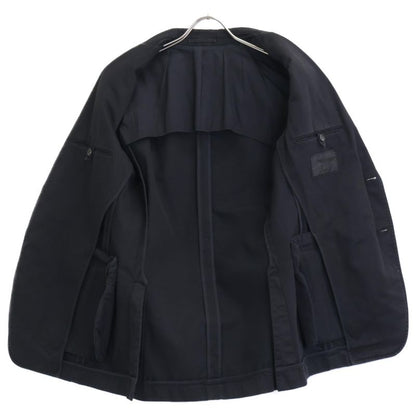 Prada 001848 Black Cotton 2B Jacket 46R