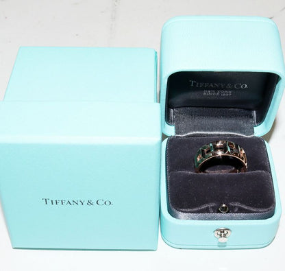 Tiffany & Co Ring 18K Pink Gold T True Ring Width 8mm (031in)