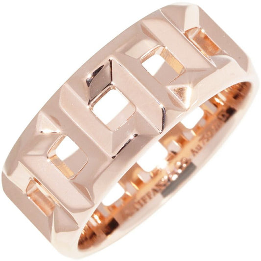 Tiffany & Co Ring 18K Pink Gold T True Ring Width 8mm (031in)