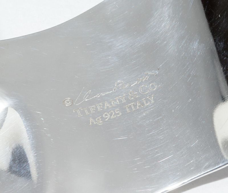 Tiffany & Co Bangle SV Elsa Peretti Small Bone Cuff Bangle Small Left Hand