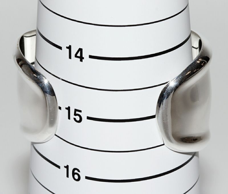 Tiffany & Co Bangle SV Elsa Peretti Small Bone Cuff Bangle Small Left Hand