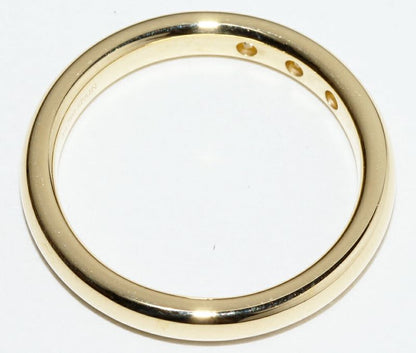 Tiffany & Co Ring 18K Yellow Gold With 3P Diamonds (006ct) Elsa Peretti