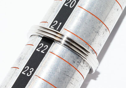 Tiffany & Co Ring Pt950 Tiffany & Co 3 Row Band Ring