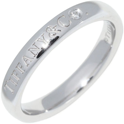 Tiffany & Co Ring Pt950 Diamond 1P (001ct) T&CO Band Ring Width 3mm (012in)