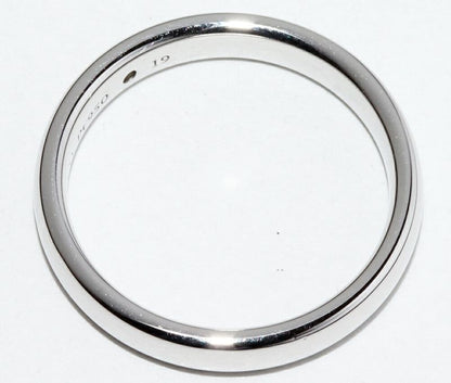 Tiffany & Co Ring Pt950 Diamond 1P (001ct) T&CO Band Ring Width 3mm (012in)