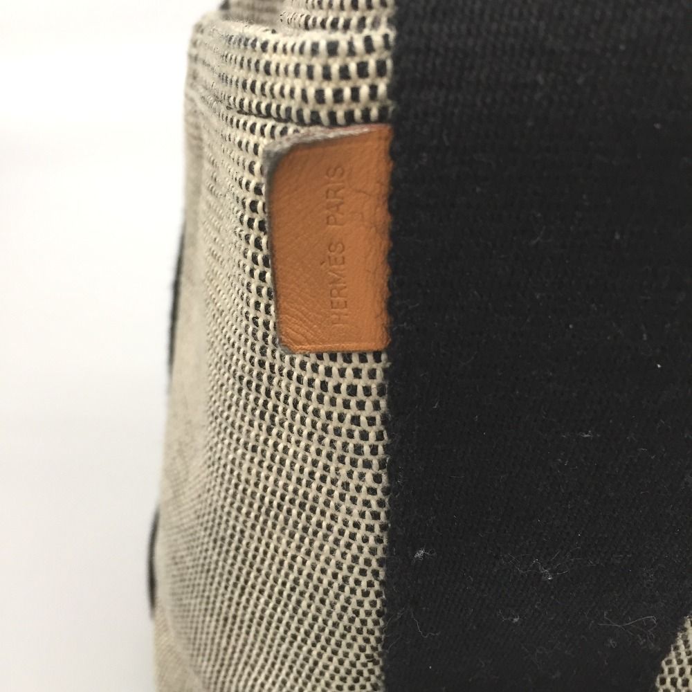 Hermes Handbag Saxo PM Gray X Black