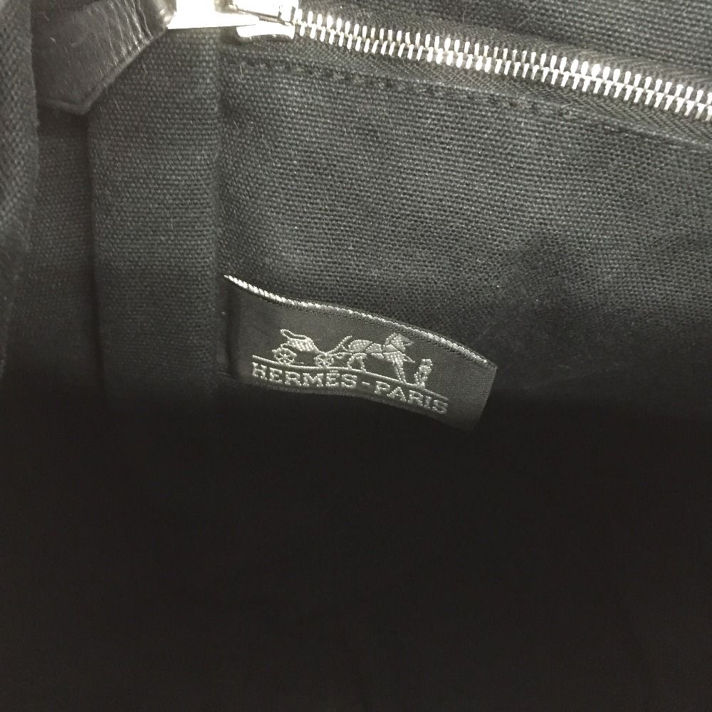 Hermes Handbag Saxo PM Gray X Black