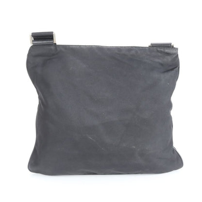 Prada Tessuto Nylon Triangle Logo Leather Shoulder Bag Crossbody Messenger