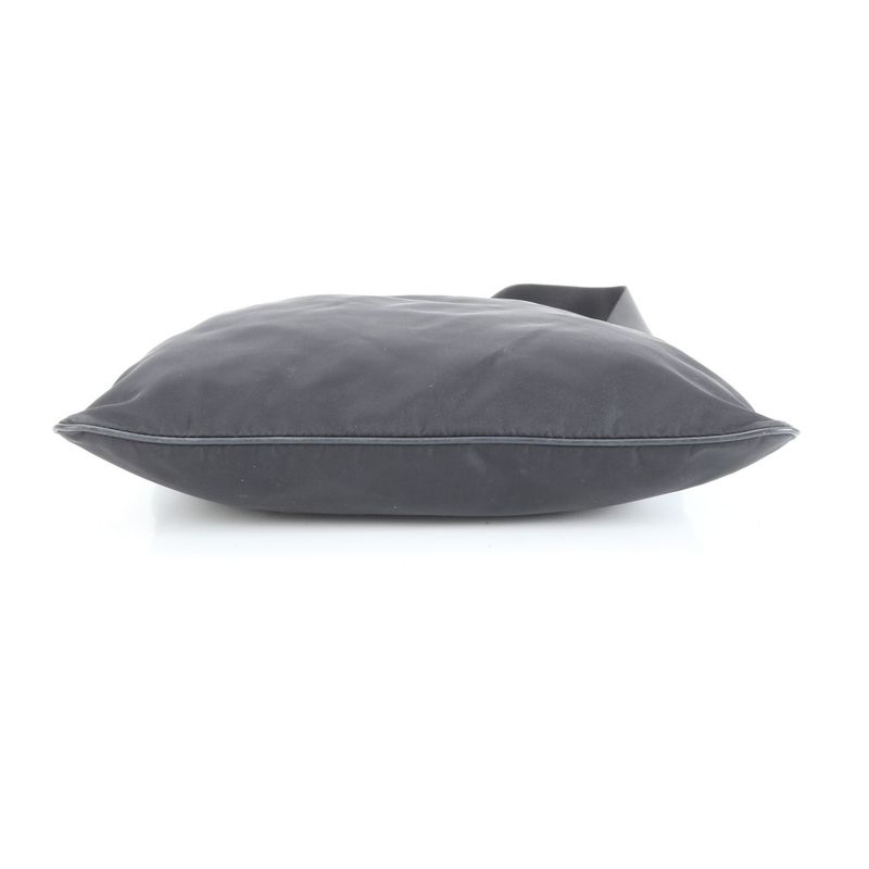 Prada Tessuto Nylon Triangle Logo Leather Shoulder Bag Crossbody Messenger