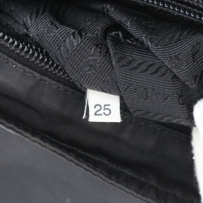 Prada Tessuto Nylon Triangle Logo Leather Shoulder Bag Crossbody Messenger