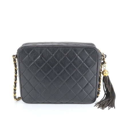 Chanel Authenticity Carded Matelasse Lambskin Leather Shoulder Bag Crossbody