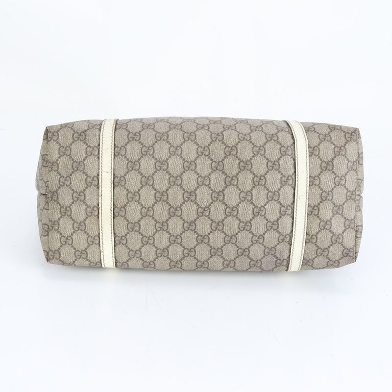 Gucci GG Supreme Leather Tote Bag Shoulder Hand A4 197953 Beige Women's EUE