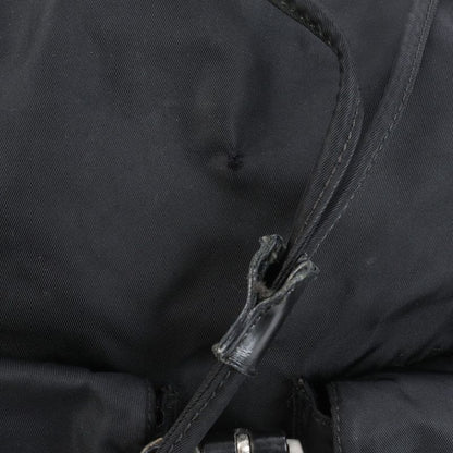 Prada Tessuto Nylon Triangle Logo Leather Backpack Sac Backpack Women ECE Cx23-7