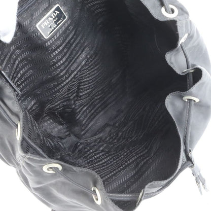 Prada Tessuto Nylon Triangle Logo Leather Backpack Sac Backpack Women ECE Cx23-7