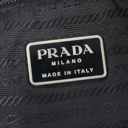 Prada Tessuto Nylon Triangle Logo Leather Backpack Sac Backpack Women ECE Cx23-7
