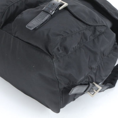 Prada Tessuto Nylon Triangle Logo Backpack Sac Backpack Black Women EUE Cx32-2
