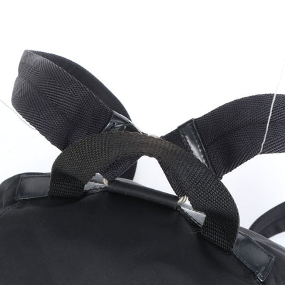 Prada Tessuto Nylon Triangle Logo Leather Backpack Sac Backpack Women ECE