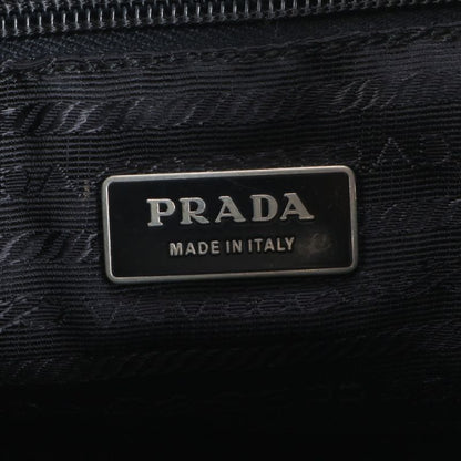 Prada Tessuto Nylon Triangle Logo Leather Backpack Sac Backpack Women ECE