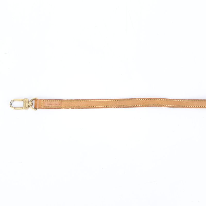 Louis Vuitton Leather Shoulder Strap Nubuck Bag Brown Gold Hardware Men's EUE