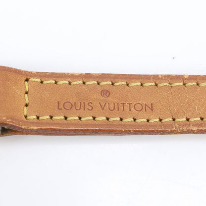 Louis Vuitton Leather Shoulder Strap Nubuck Bag Brown Gold Hardware Men's EUE