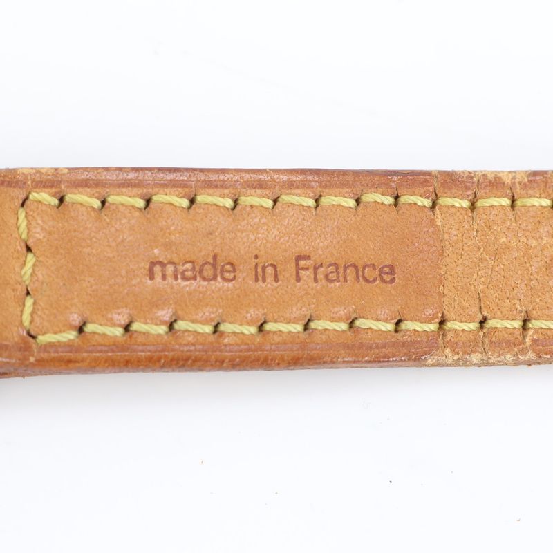 Louis Vuitton Leather Shoulder Strap Nubuck Bag Brown Gold Hardware Men's EUE