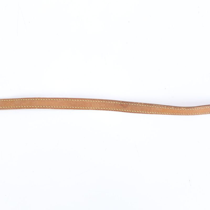 Louis Vuitton Leather Shoulder Strap Nubuck Bag Brown Gold Hardware Men's EUE