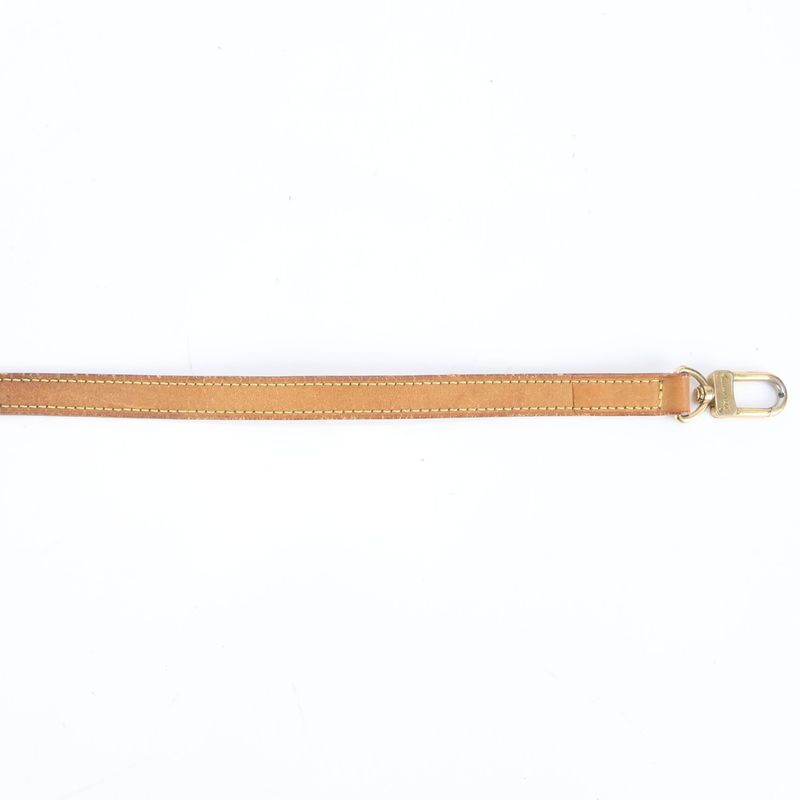 Louis Vuitton Leather Shoulder Strap Nubuck Bag Brown Gold Hardware Men's EUE