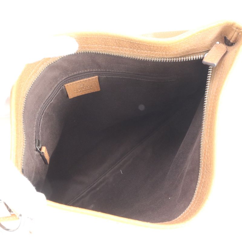 Gucci GG Canvas Leather Shoulder Bag Crossbody Pink Silver Hardware 113013