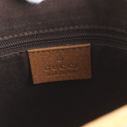 Gucci GG Canvas Leather Shoulder Bag Crossbody Pink Silver Hardware 113013