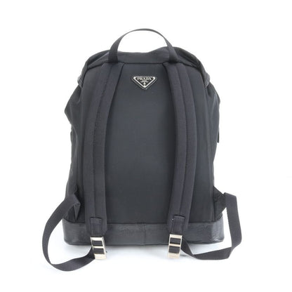 Prada Tessuto Nylon Triangle Logo Leather Backpack Sac Backpack A4 Men ERE