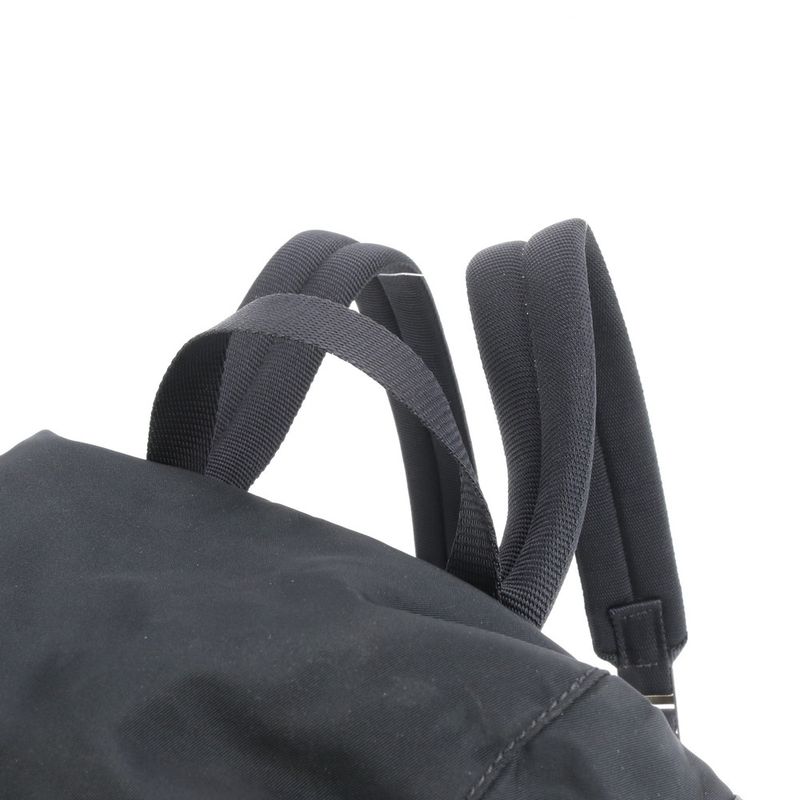 Prada Tessuto Nylon Triangle Logo Leather Backpack Sac Backpack A4 Men ERE