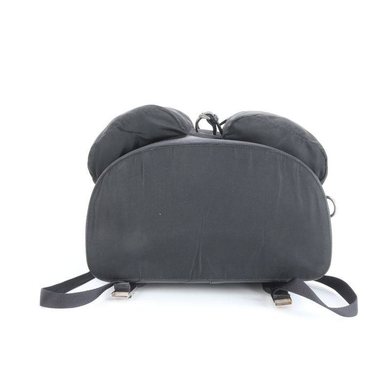 Prada Tessuto Nylon Triangle Logo Leather Backpack Sac Backpack A4 Men ERE