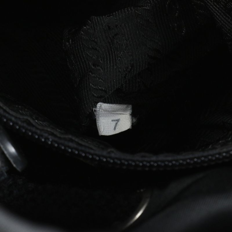 Prada Tessuto Nylon Triangle Logo Leather Backpack Sac Backpack A4 Men ERE