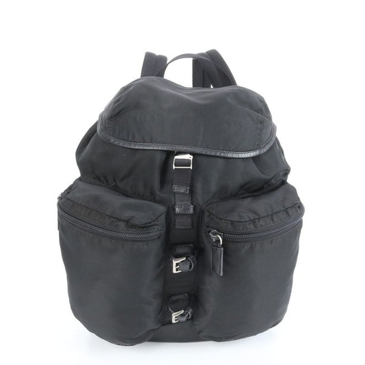 Prada Tessuto Nylon Triangle Logo Leather Backpack Sac Backpack A4 Men ERE