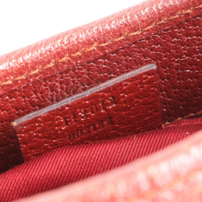 Gucci GG Canvas Leather Shoulder Bag Shoulder One Shoulder 113012 Silver