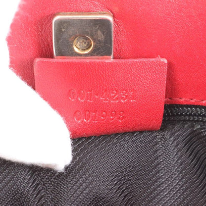 Gucci GG Canvas Leather Shoulder Bag Shoulder One Shoulder Gold Hardware