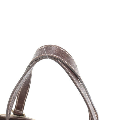 Gucci GG Canvas 153009 Leather Tote Bag Shoulder Brown A4 Ladies EUE Cx31-6