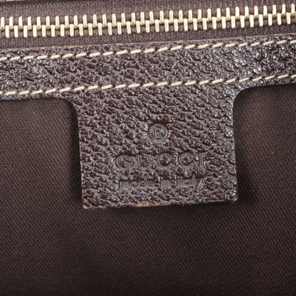 Gucci GG Canvas 153009 Leather Tote Bag Shoulder Brown A4 Ladies EUE Cx31-6