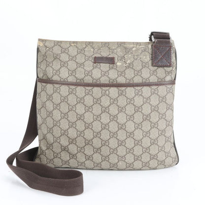 Gucci GG Supreme 141626 Leather Shoulder Bag Crossbody Messenger Business