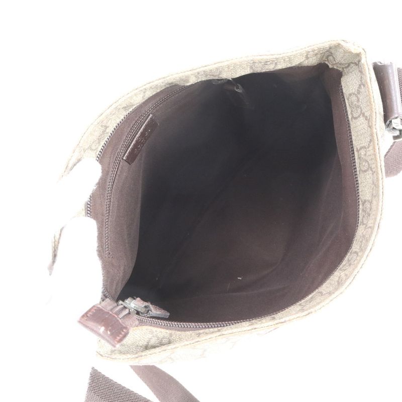 Gucci GG Supreme 141626 Leather Shoulder Bag Crossbody Messenger Business