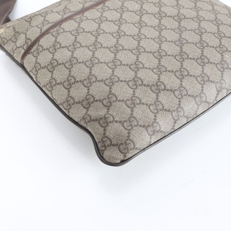 Gucci GG Supreme 141626 Leather Shoulder Bag Crossbody Messenger Business