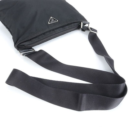 Prada Tessuto Nylon Triangle Logo Leather Shoulder Bag Crossbody Messenger Men