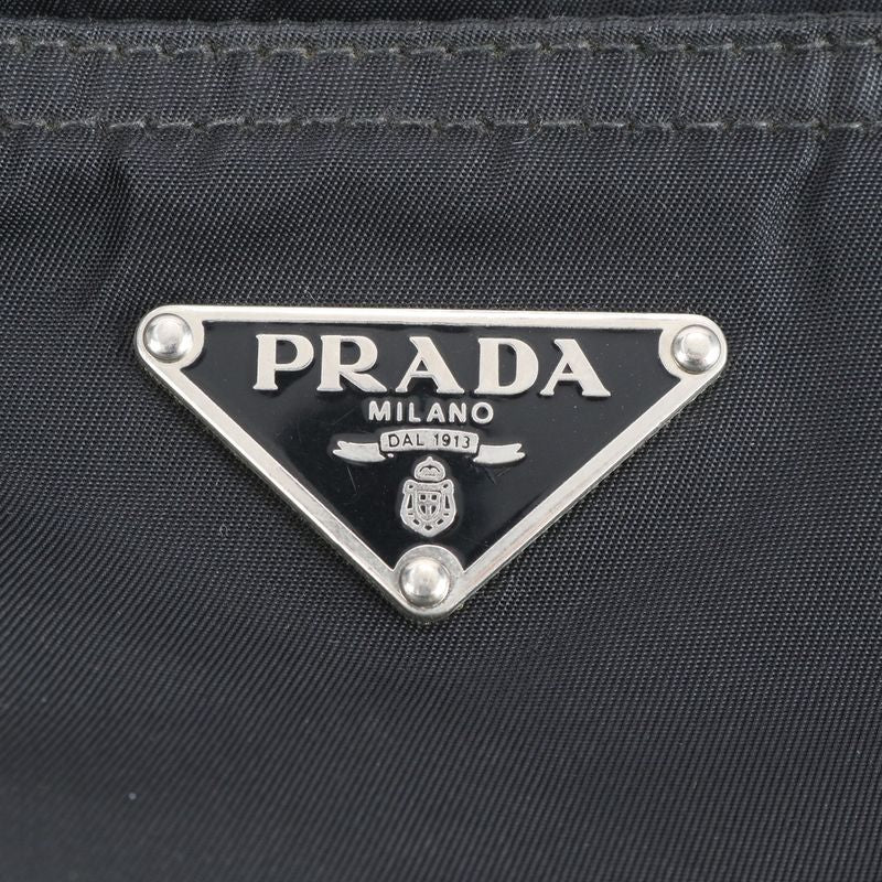 Prada Tessuto Nylon Triangle Logo Leather Shoulder Bag Crossbody Messenger Men