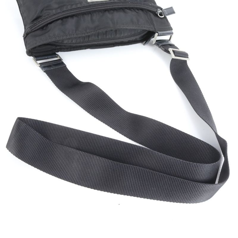 Prada Tessuto Nylon Triangle Logo Shoulder Bag Crossbody Messenger Commuter